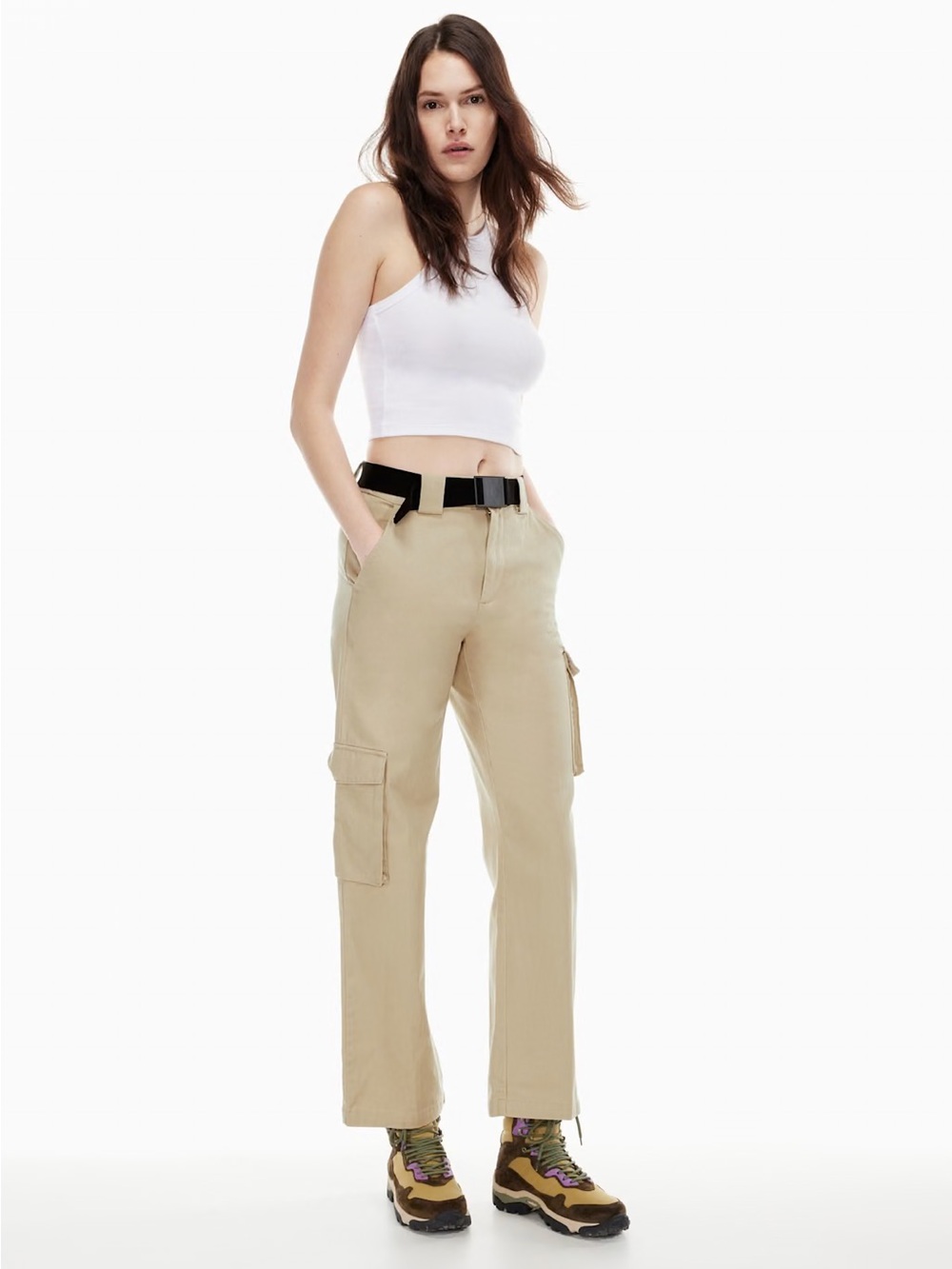 Aritzia Tna Cargo Pants Classic Utility Style Cabin Core Sz S